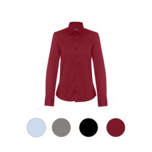 THC PARIS WOMEN. Camisa popelina de manga comprida para senhora