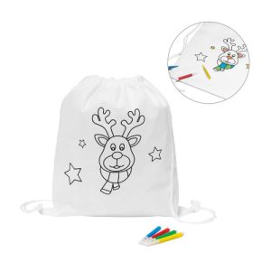 GLENCOE. Saco tipo mochila para colorir