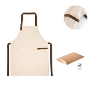HOLM. Avental em 100% algodão canvas (320 g/m²) com detalhes em metal
