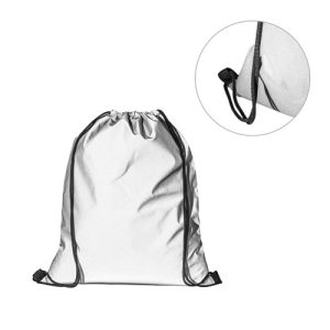 SYROS. Saco refletor em poliéster (200 g/m²)