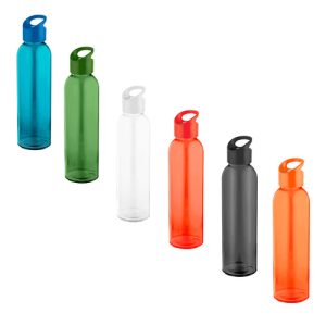 PORTIS GLASS. Garrafa em vidro com tampa em PP 500 mL