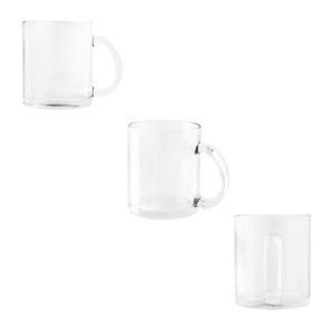 CARMO. Caneca de vidro para sublimação 350 mL