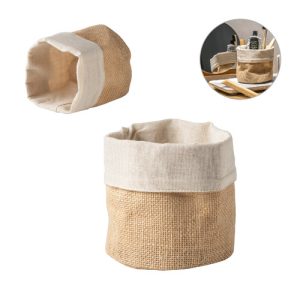 DUCASSE. SSaco multiusos em juta (260g/m²) e algodão (120g/m²)