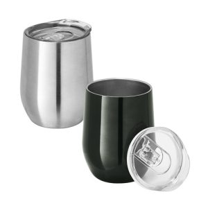 RONDE. Copo de viagem em aço inoxidável 400 mL