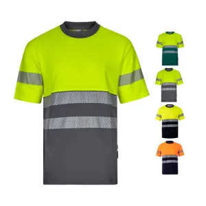 VL BASTET. T-shirt bicolor piqué (150g/m²), em algodão (55%) e poliéster (45%)