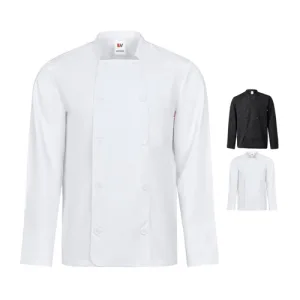 VL KALI. Jaleca de cozinha (175g/m²) de manga comprida, em algodão (35%) e poliéster (65%)