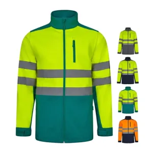 VL HESTIA LARGE. Casaco soft shell (280g/m²) bicolor, com forro polar e membrana de TPU, em poliéster (96%) e elastano (4%)
