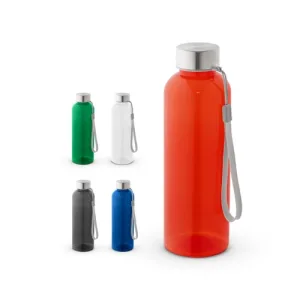 ENDERS M. Garrafa em PET reciclado (100% rPET) com acabamento translúcido brilhante 600 mL